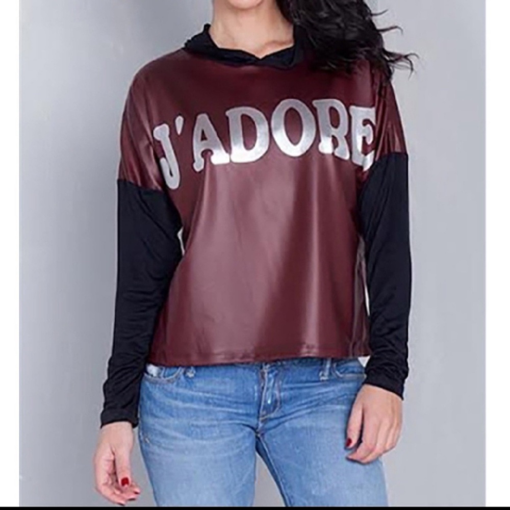 Super Cute Screen Print Hoodie